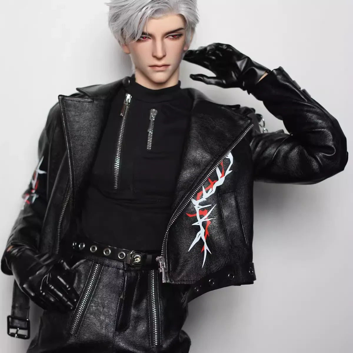 “Qin Che” Daily Leather Jacket Set For 1/4 bjd doll