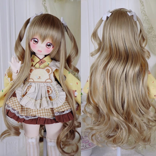 Braided Long Curly Wig-for 1/3