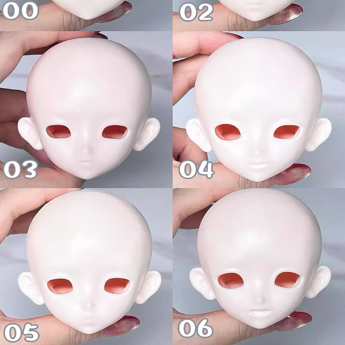 Blank Doll Head 1/4-Reri|pre order