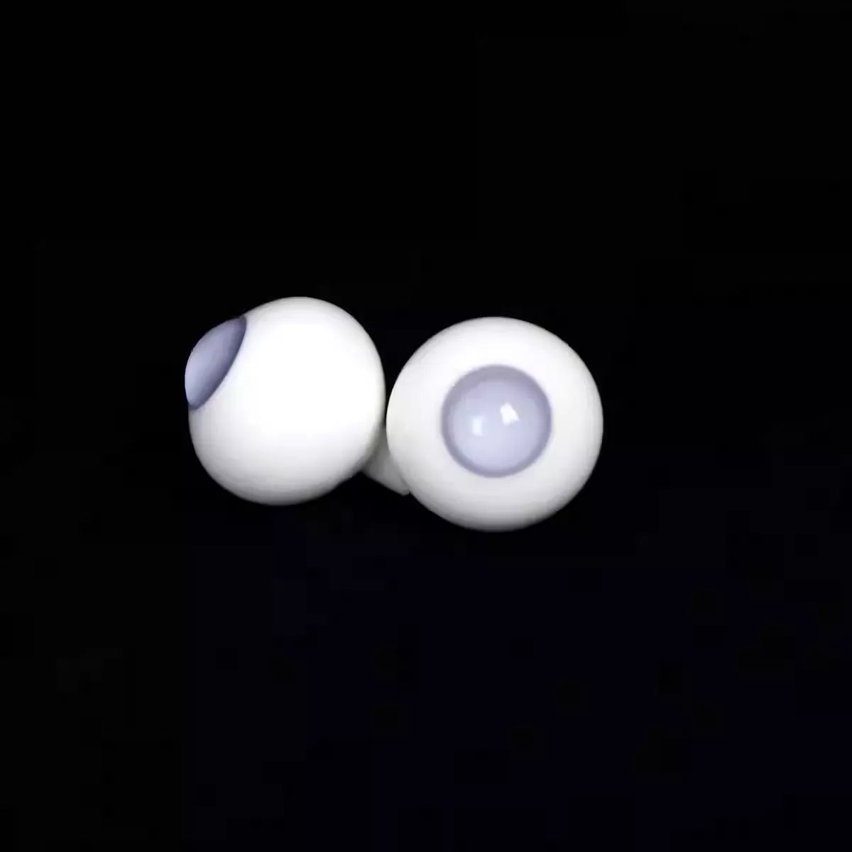 Glass pupil-less solid color eyes 12-18mm - light blue - BJD doll eyes