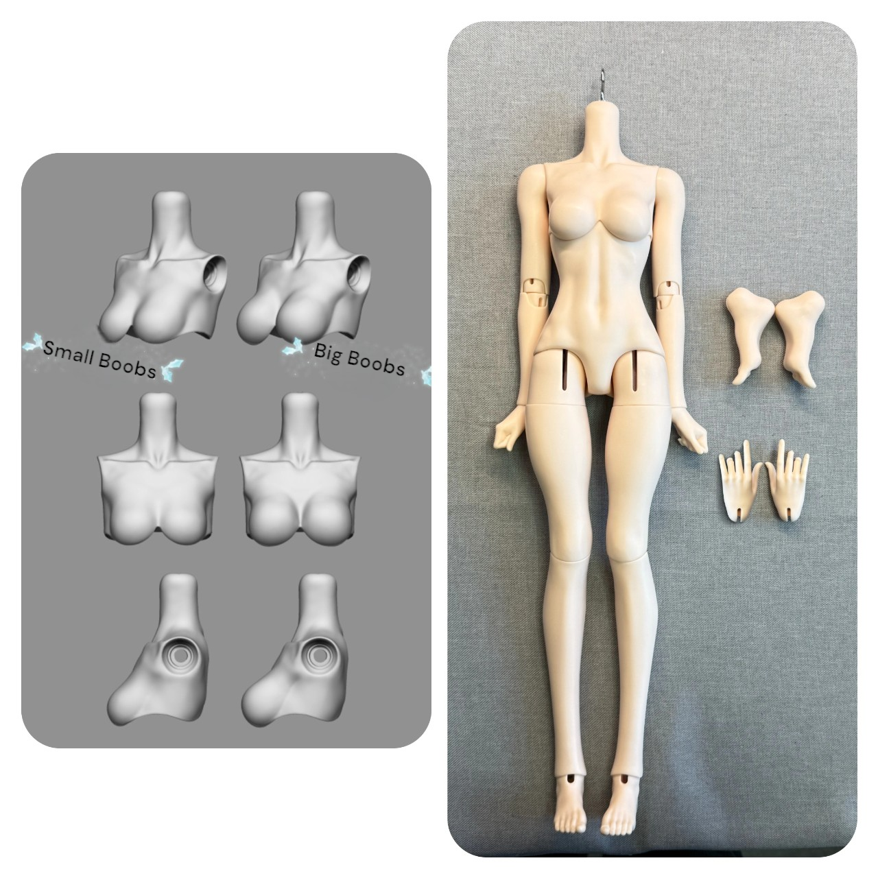 1/3 resin Nude BJD-Yue|pre-order