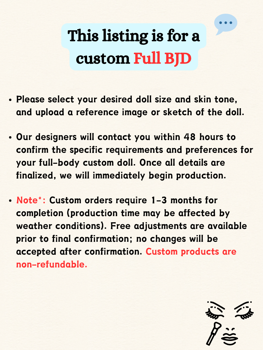 Custom BJD Dolls-Full Customization