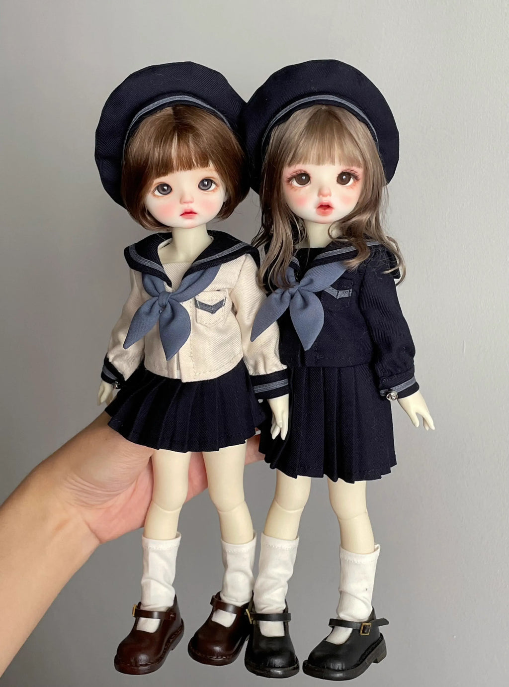 JK Uniform Japanese Style Set for 1/6、1/4 bjd doll