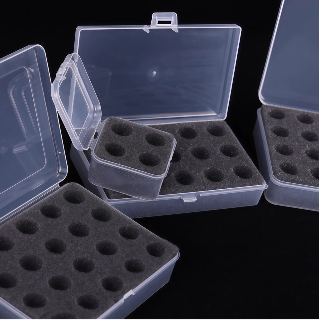 Shock‑Absorbent Foam BJD Eye Storage Box
