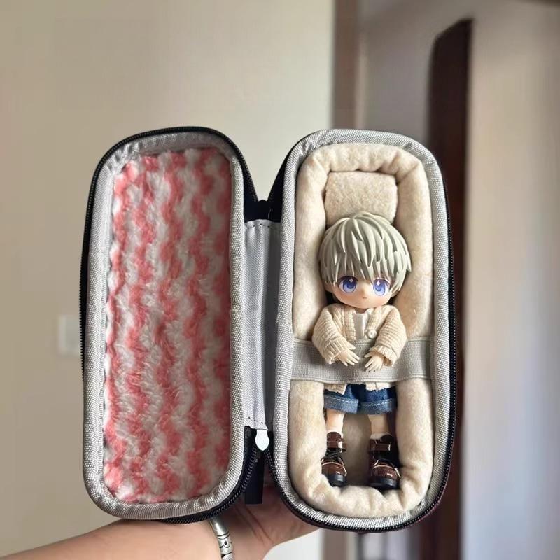 Premium BJD 1/12、ob11 Storage & Travel Case –Padded Carrying Bag