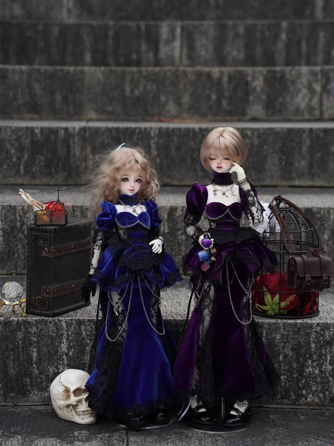 Witch Gothic Style set for 1/4 BJD doll