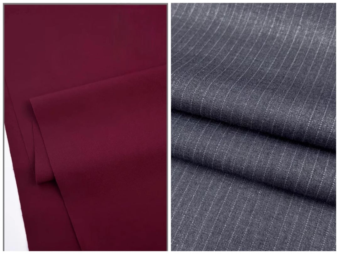 Elegant Gray Striped Suit Suit for BJD doll