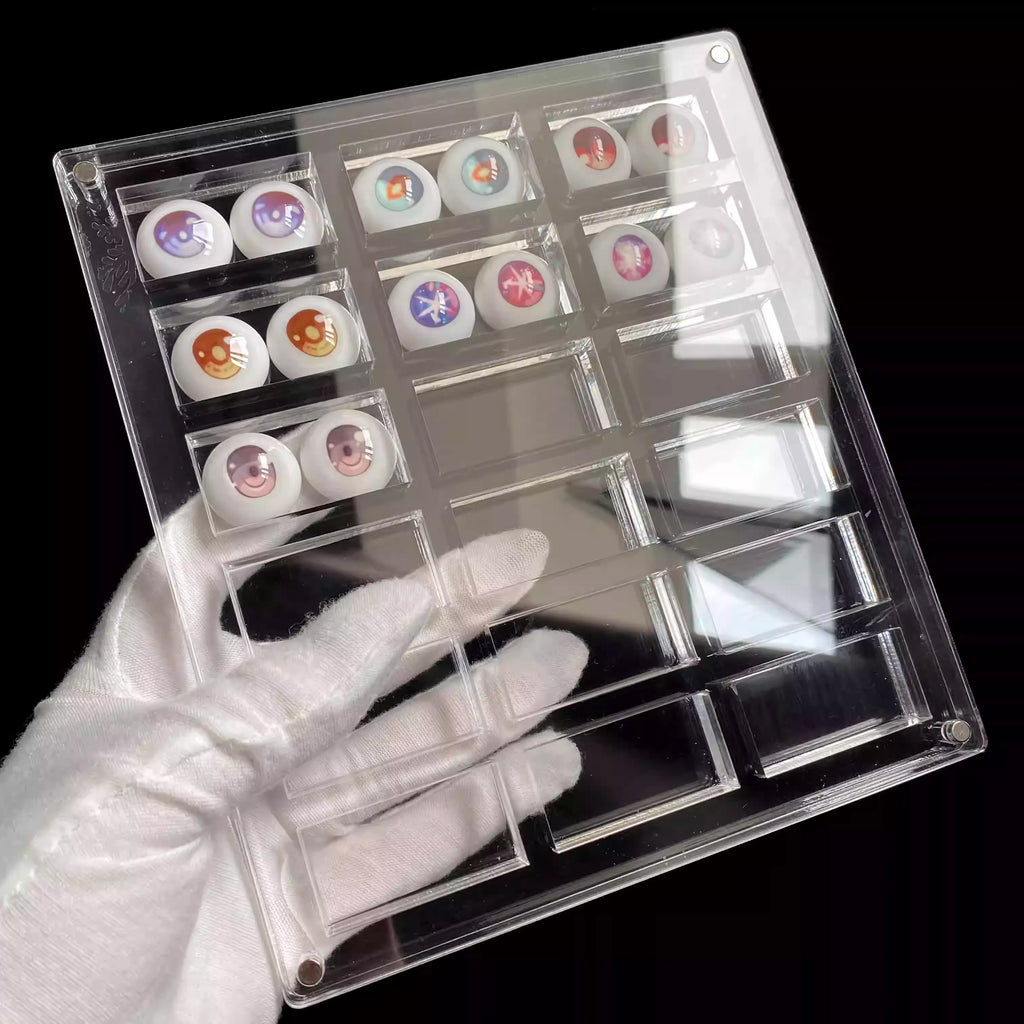 High‑Transparency Acrylic BJD Eye Bead Storage Box