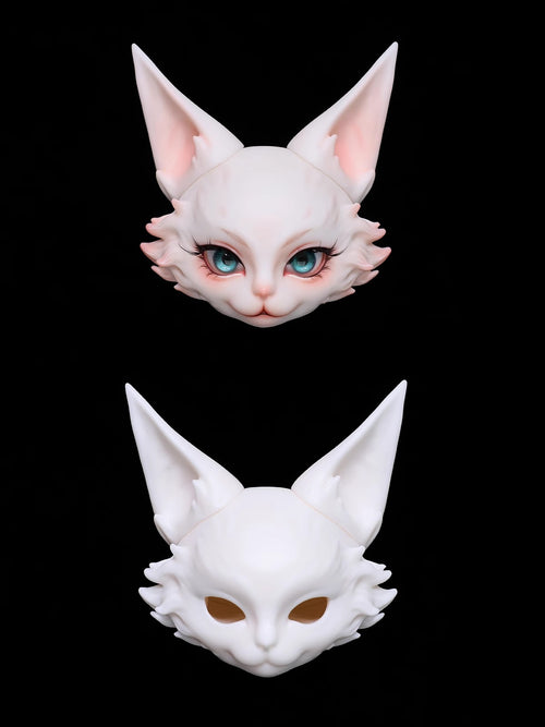 1/4 Resin Painted BJD Head –Andrea
