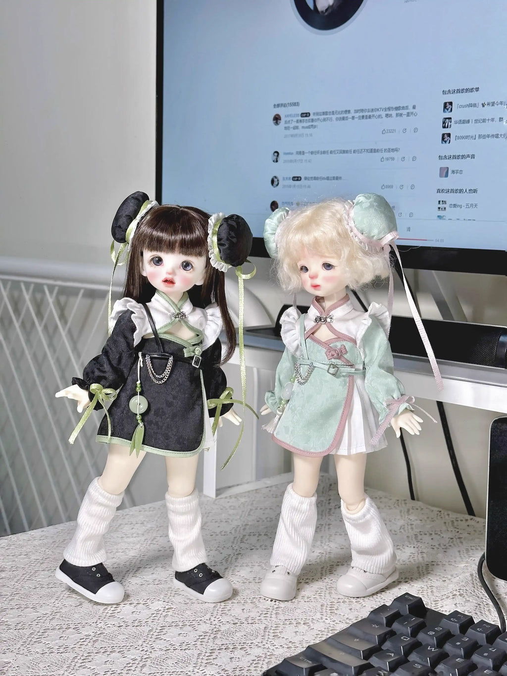 Cute Everyday Lolita Skirt Set for 1/6 bjd doll-cute pendant and skirt